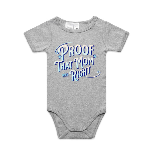 Mom is right - Onesie