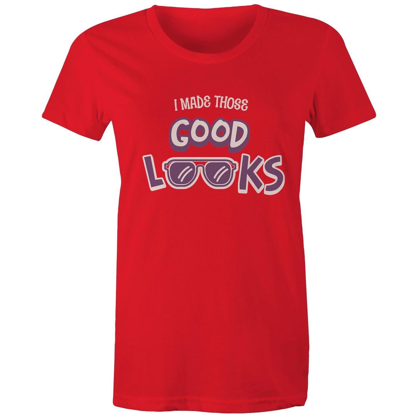 I made those good looks - Mom