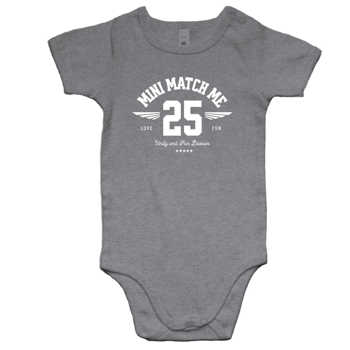 Mini Match Me Varsity Division - Onesie